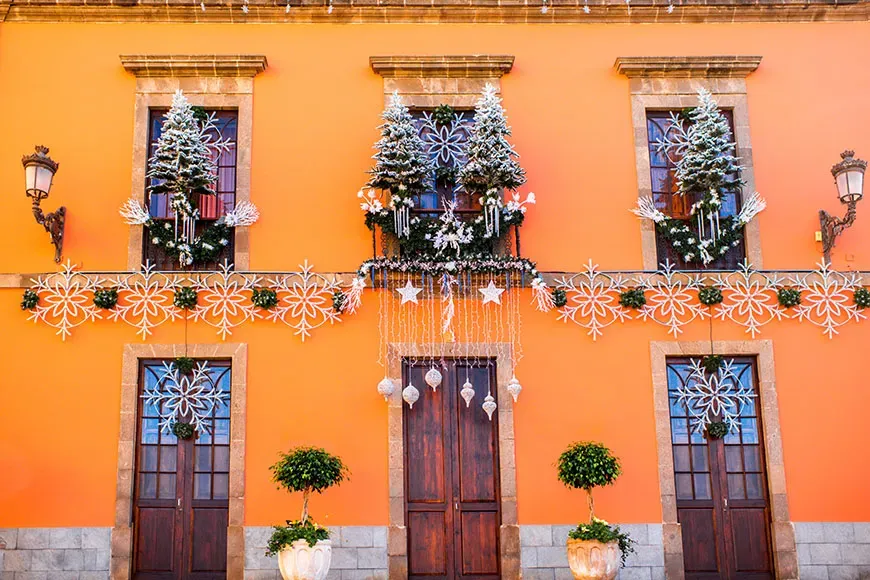 christmas decorations in tenerife.